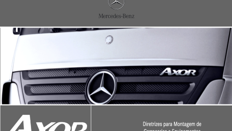 دانلود دفترچه زیان پرتغالی تعمیرات و راهنمای نصب تجهیزات کامیون مرسدس بنز آکسور (Mercedes Axor Service Manual PDF)