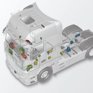 دانلود راهنمای سیستم‌های الکترونیکی کامیون مرسدس بنز آکتروس مدل 963 (Mercedes Actros 963 Electronic Systems PDF)