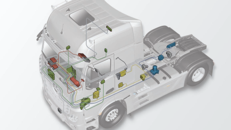 دانلود راهنمای سیستم‌های الکترونیکی کامیون مرسدس بنز آکتروس مدل 963 (Mercedes Actros 963 Electronic Systems PDF)